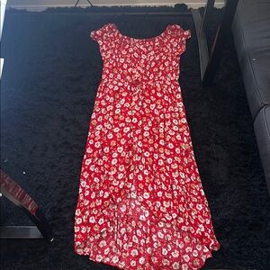 Floral Red Women’s Dress